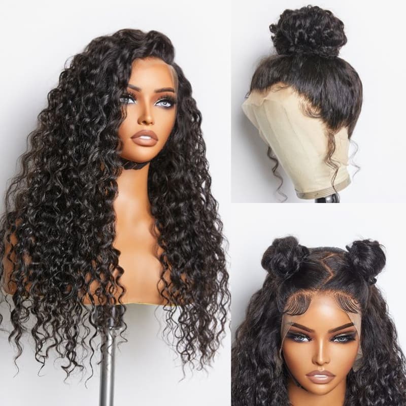 Flash Sale 360 Lace Front Wig Virgin Human Hair Natural Looking Lace Wigs 180% Density