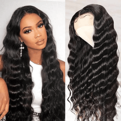 13×6 Skinlike Real HD Lace Front Wig Loose Deep Wave Glueless Wig Pre Plucked Human Hair Wig