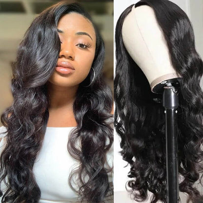 180% Density Long Body Wave 13×6 Lace Frontal Wigs Natural Black Lace Wigs For Sale