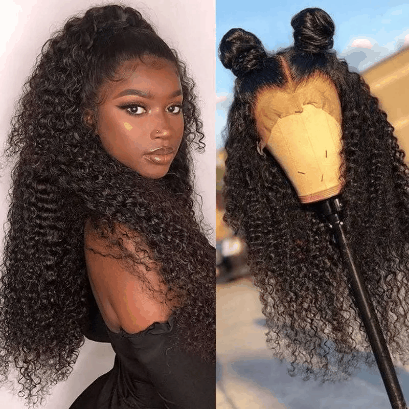 $99 Flash Sale Curly Human Hair Wigs 13×4 Lace Front Wigs Jerry Curly Human Hair For Brand Day