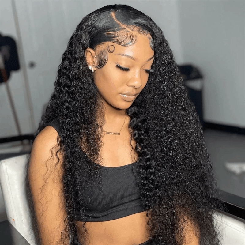 $99 Flash Sale Curly Human Hair Wigs 13×4 Lace Front Wigs Jerry Curly Human Hair For Brand Day