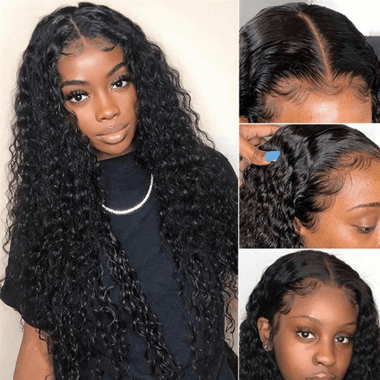 $99 Flash Sale Kinky Curly 4×4 Lace Closure Wig Human Hair Natural Black Color For Brand Day
