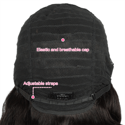 Lace Part Internal Look Breathable Cap With Adjustable Straps