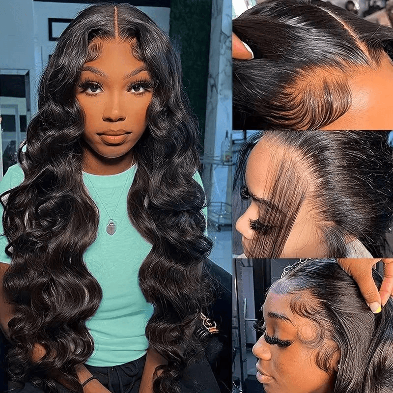 Virgin Hair Realistic Human Hair Wigs