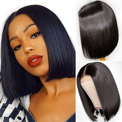 Bogo Free Glueless 6×4 Pre-Cut Lace Kinky Curly Wig And Bob 5×5 Lace Closure Wig