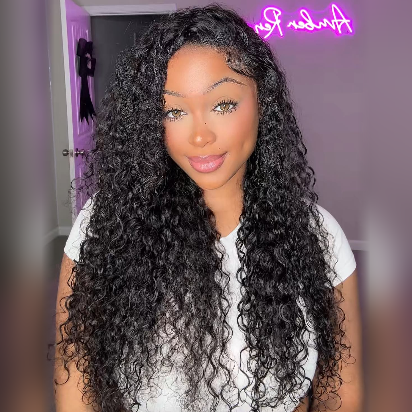 【Hot】Parting Max Water Wave 9x6 Lace Front Wig Pre Cut HD Lace Glueless Wear Go Human Hair Natural Black Beginner Friendly