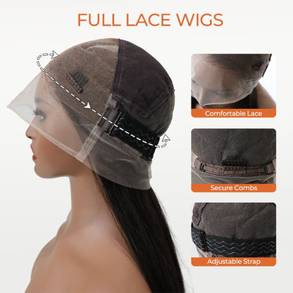 the inside structure of full lace wigs