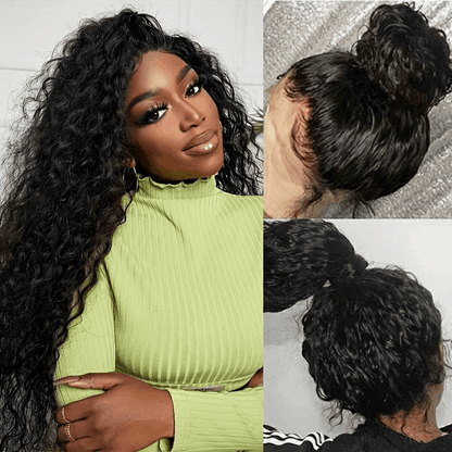 curly easy to wear wigs with natural hairline