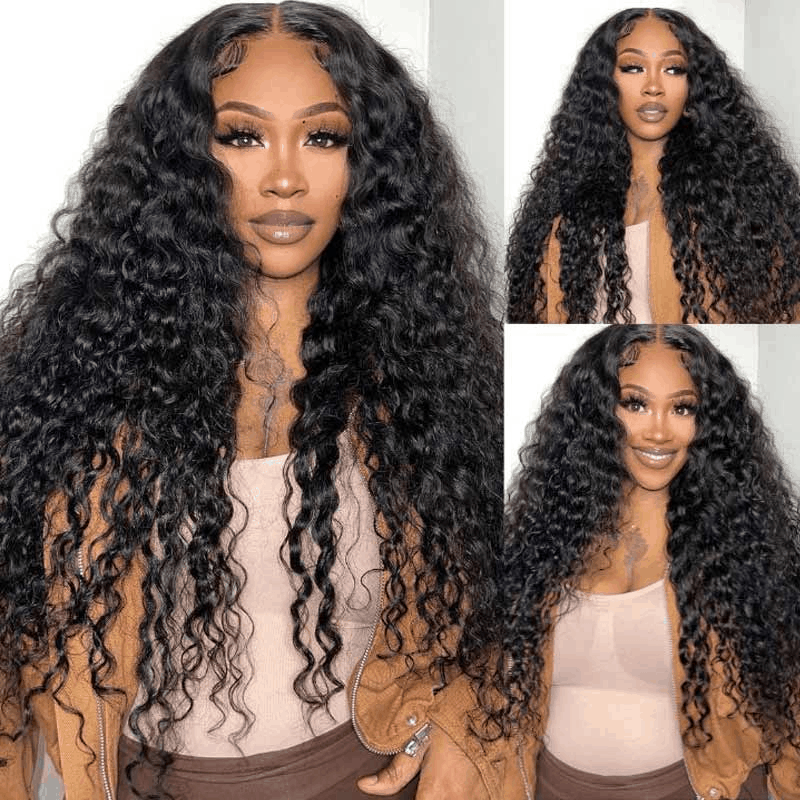 Flash Sale 360 Lace Frontal Wig Super Natural Pre Plucked Pull And Go 360 Wig Human Hair Wigs 180% Density 360 Wig