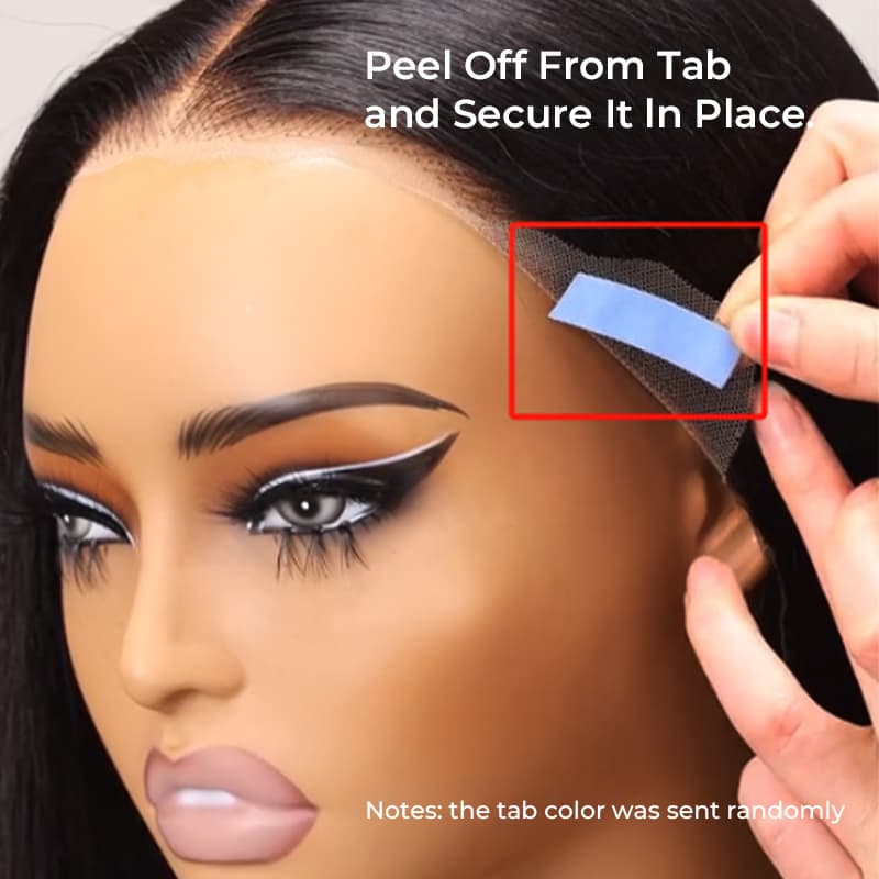 pre cut hairline invisible tapes keep wig security