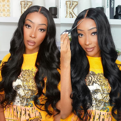 Flash Sale Wear Go Body Wave Lace Wig Glueless Pre-Cut Lace Wig For Valentine's Day