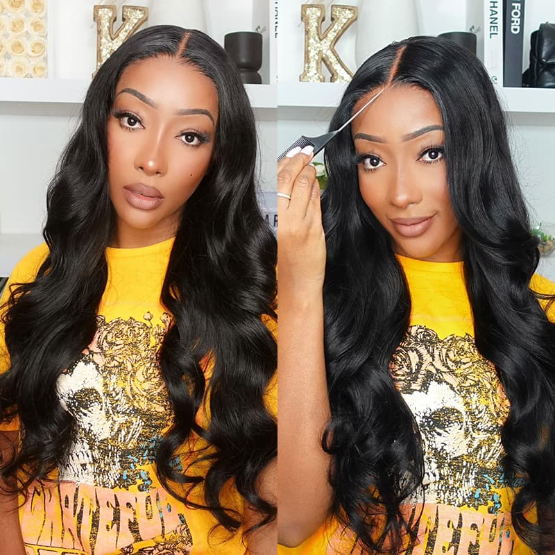 seamless installation remyforte human hair pre cut lace wig