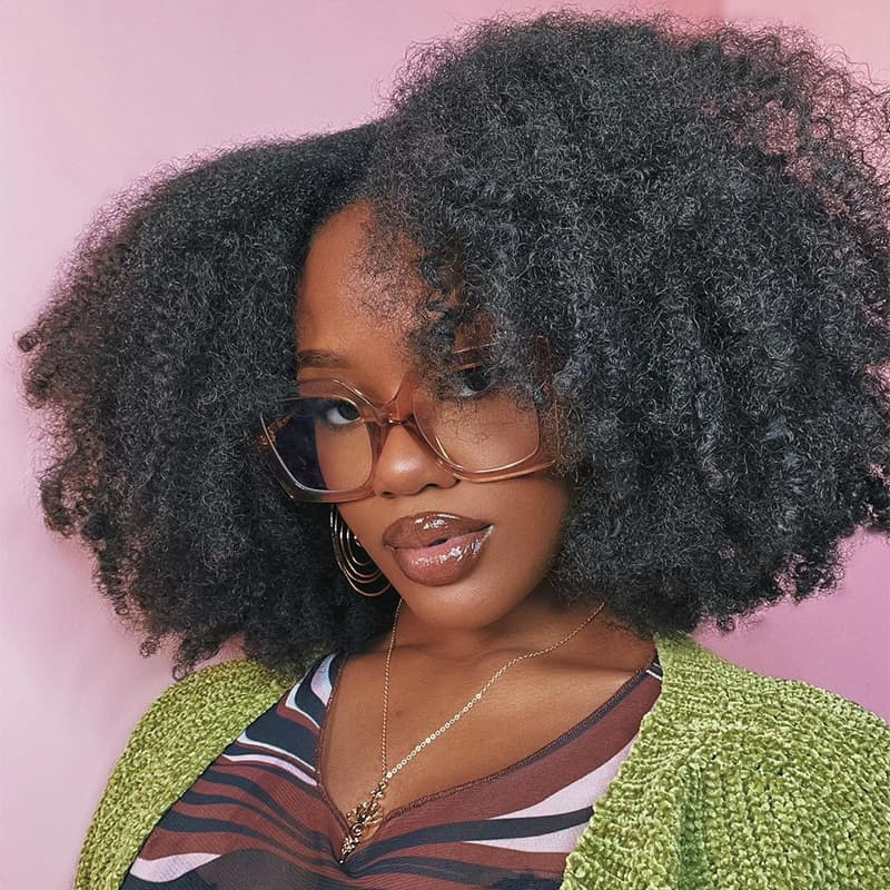 black afro kinky bulk hair