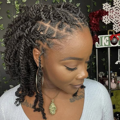 black color afro kinky human hair