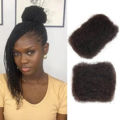 natural black afro kinky human bulk hair