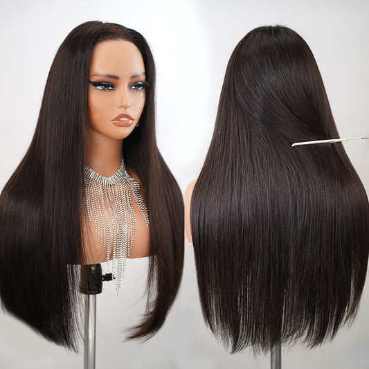 Flash Sale Silky Straight Hair Wear And Go Wig Pre Cut Lace Human Hair Wigs