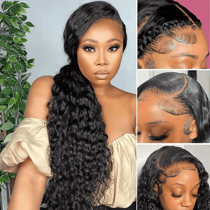 Flash Sale 180% Density Full Lace Wigs Natural Black Color Full Scalp Lace Wigs Human Hair