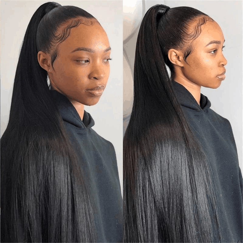 Wear And Go Pre Cut Straight Glueless HD Lace Wigs Natural Hairline – Remy  Forte