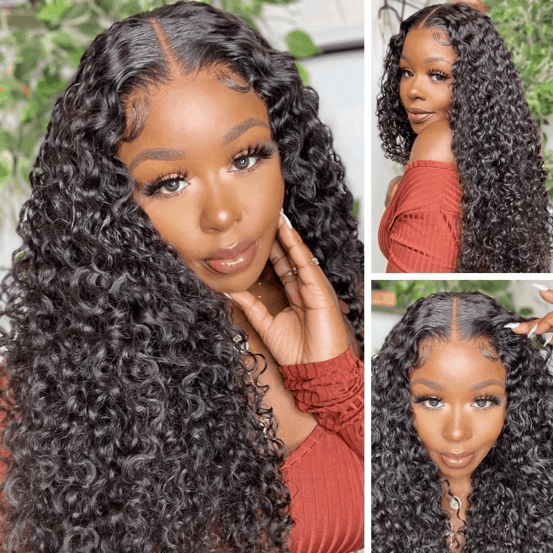 Jerry Curly Wigs 13×4 Lace Wigs Natural Hairline Glueless Human Hair Wigs With Baby Hair