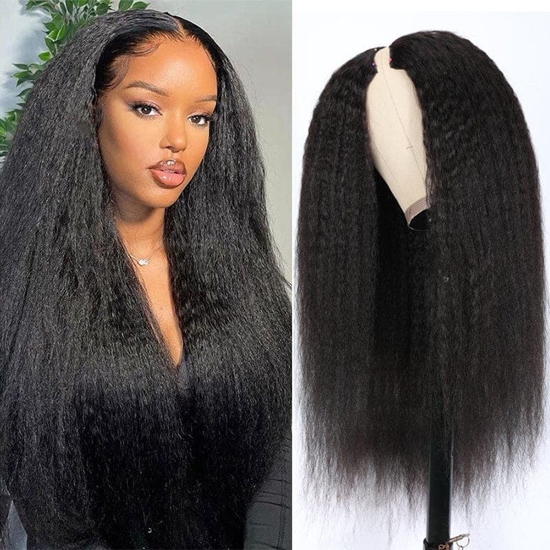 glueless v part human hair wigs beginner friendly wig