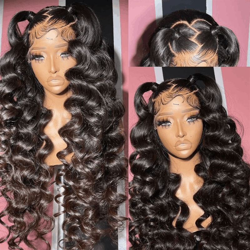 New Arrival Real Thin HD Lace Wigs Loose Deep Wave Skin Melt Lace Human Hair Wigs Glueless Wigs