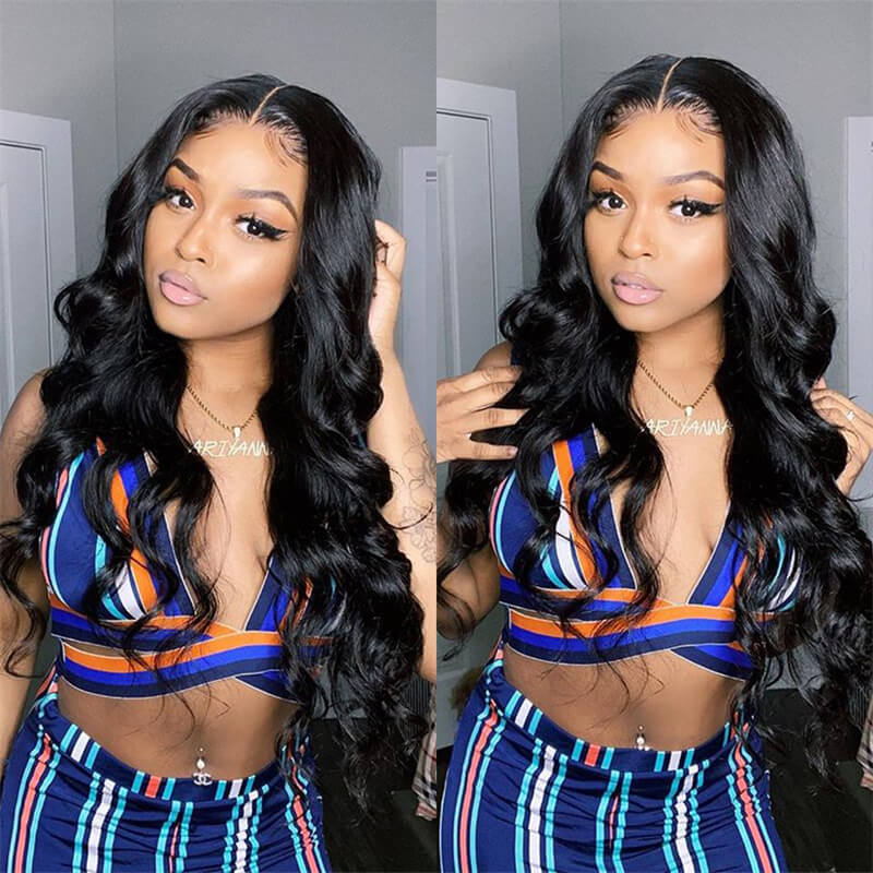 Pre-cut 4x4 HD Lace Closure Wigs Best Body Wave Wear And Go Wigs