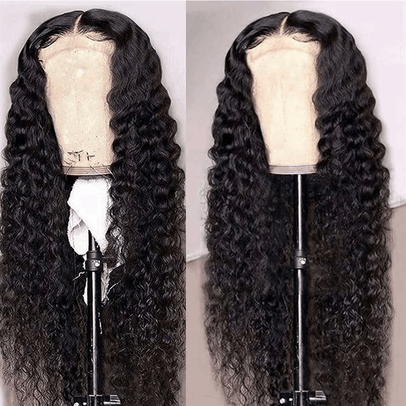 long-length kinky curly lace frontal wigs