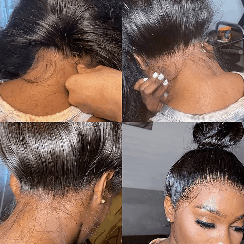 Flash Sale 360 Lace Frontal Wig Super Natural Pre Plucked Pull And Go 360 Wig Human Hair Wigs 180% Density 360 Wig