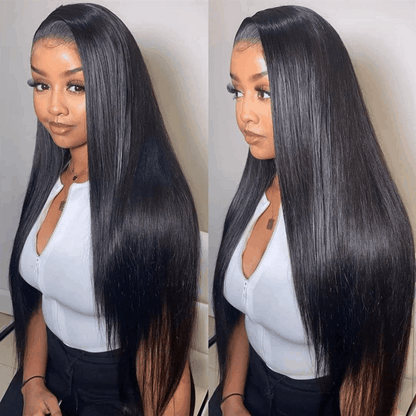 Flash Sale 360 Lace Frontal Wig Super Natural Pre Plucked Pull And Go 360 Wig Human Hair Wigs 180% Density 360 Wig