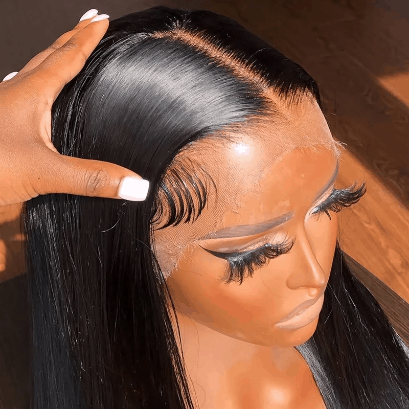 Flash Sale 360 Lace Frontal Wig Super Natural Pre Plucked Pull And Go 360 Wig Human Hair Wigs 180% Density 360 Wig