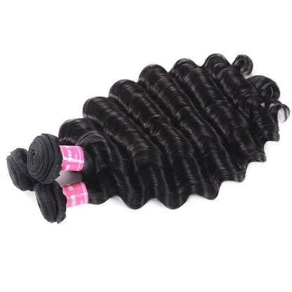 Remy Forte 3 Bundles Loose Deep Wave Hair Bundles On Sale 12-26 Inch 100% Human Hair