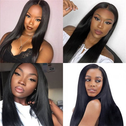 Remy Forte 3 Bundles Straight Hair Brazilian Virgin Human Hair Weaves 8-30 Inch