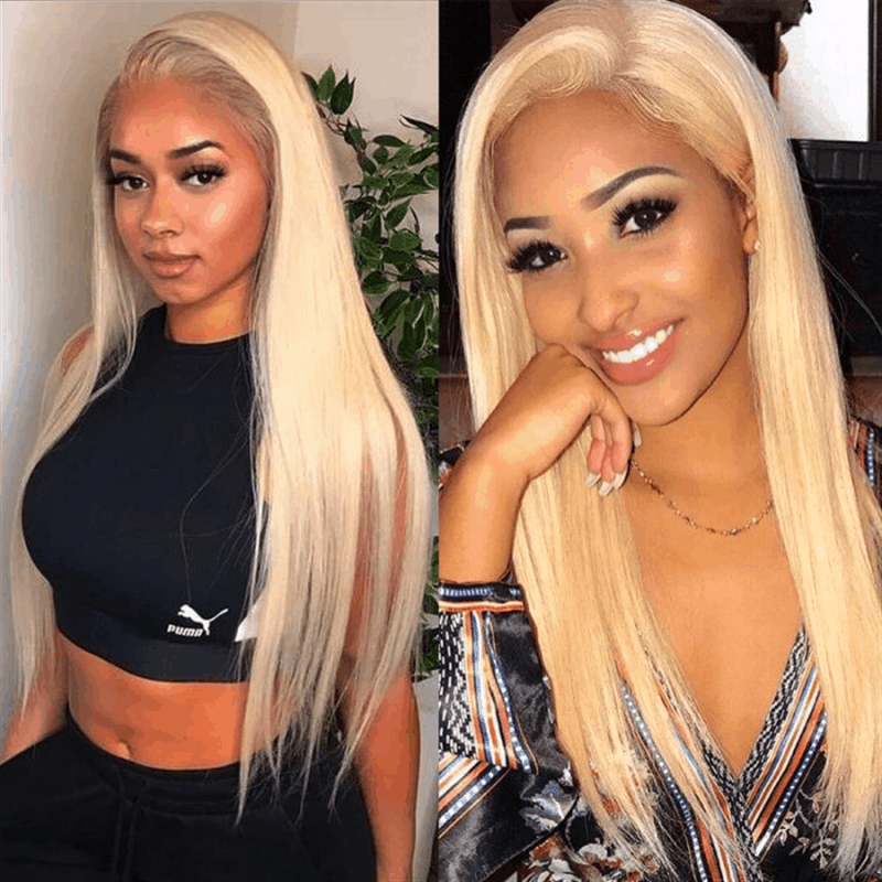 Remy Forte 613 Color Straight Hair Weaves 4 Bundles Blonde Straight Human Hair
