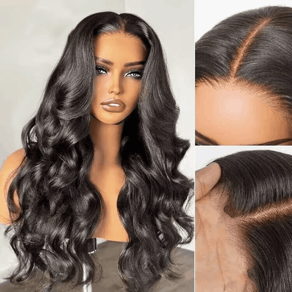 9×6 Parting Max Lace Straight And Body Wave Wear Go Glueless Mini Knots All Day Comfort Fit Wig