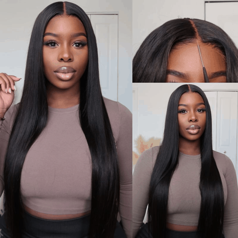 9×6 Parting Max Lace Straight And Body Wave Wear Go Glueless Mini Knots All Day Comfort Fit Wig