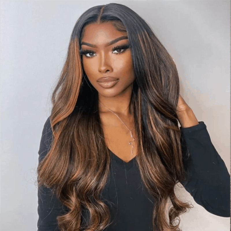 Anniversary Sale Balayage Body Wave 5×5 Lace And 13×4 Lace Honey Blonde Wig