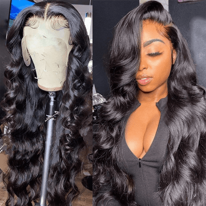 Best Body Wave Clear HD Lace Wig Human Hair High-End Glueless Wigs 180% Density