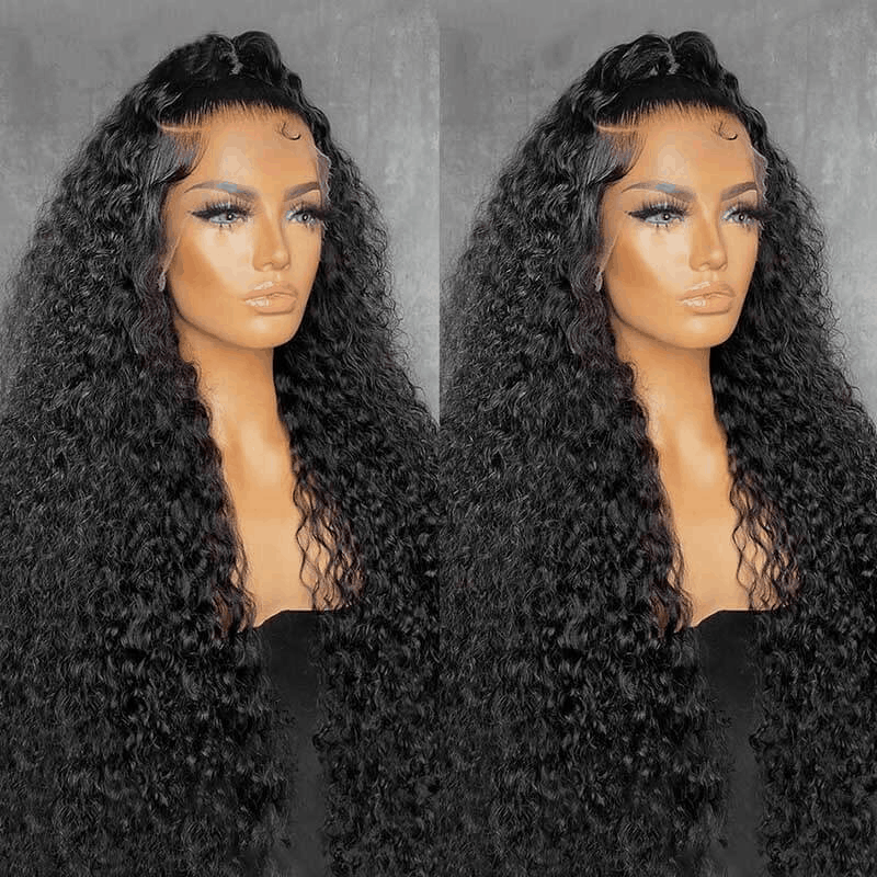 jerry curly 180% density human hair full lace wigs