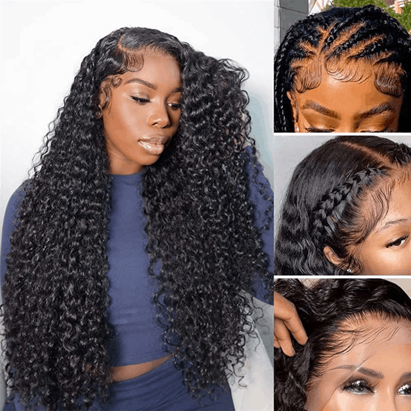 Pre-plucked Hairline Full Lace Human Hair Wigs Supernatural Hair Look