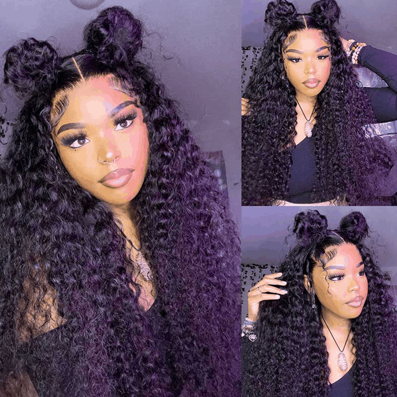 virgin human hair full lace wigs black jerry curly wigs
