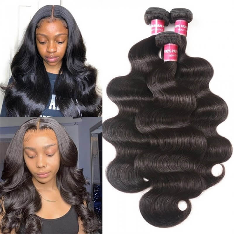 Remy Forte Body Wave 3 Bundles 100% Human Hair Weave