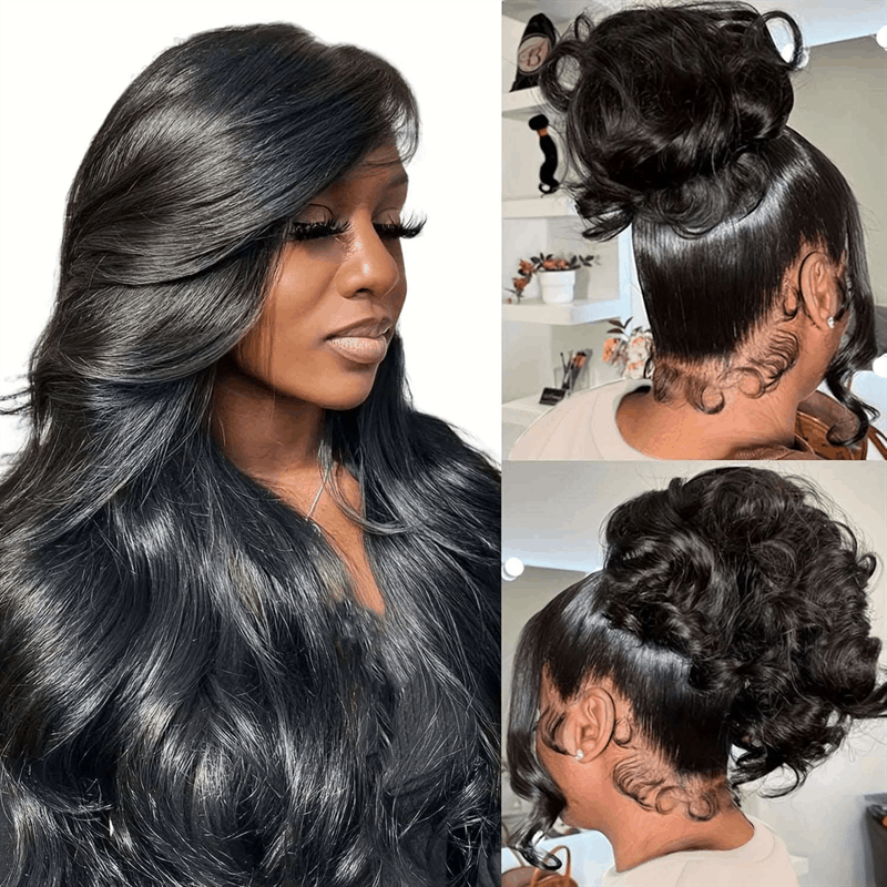 sleek body wave black hair supernatural