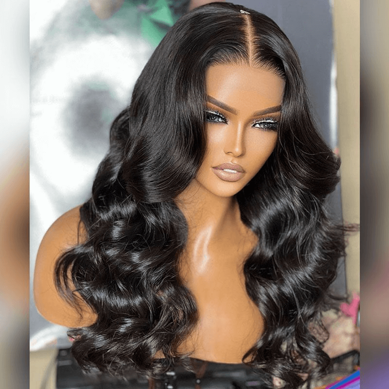 Body Wave Glueless 13x4 HD Lace Wigs Invisible Transparent Lace Front Human Hair Wigs