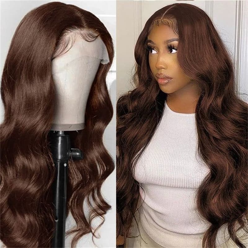 colored human hair pre cut lace wigs