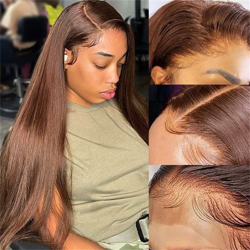 pre cut lace wigs with baby hair can be styled easily