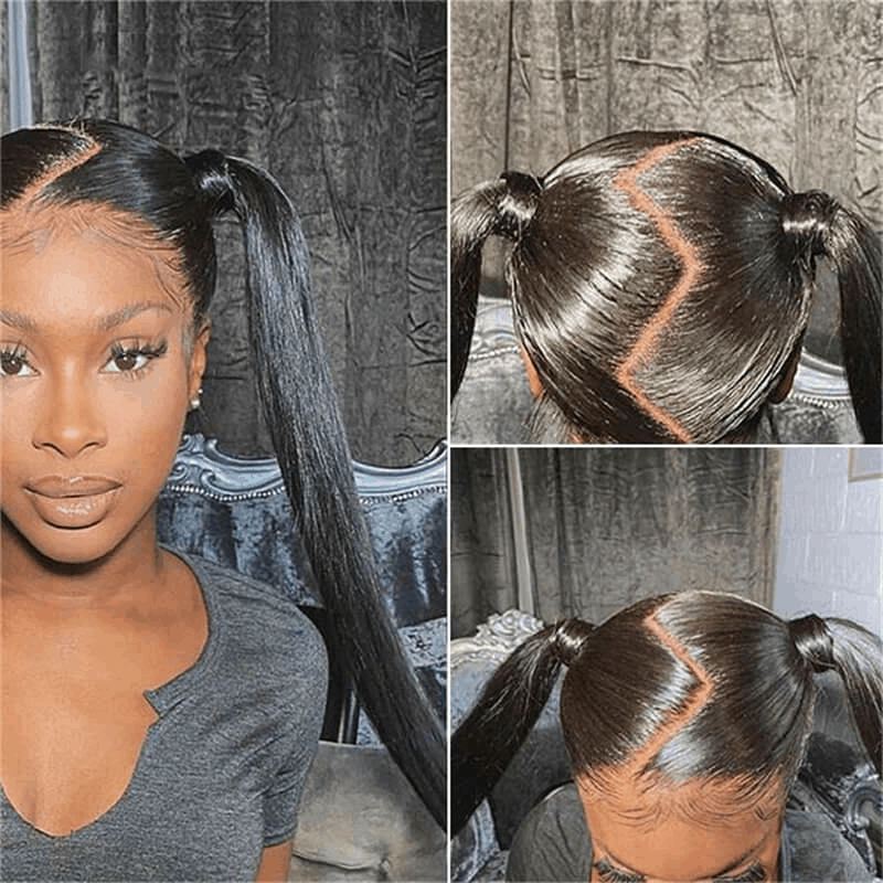 Flash Sale FB30 Highlight Straight 13×4 Lace And Full Lace Wig With Baby Hair Full Scalp Lace Wigs For Valentine's Day