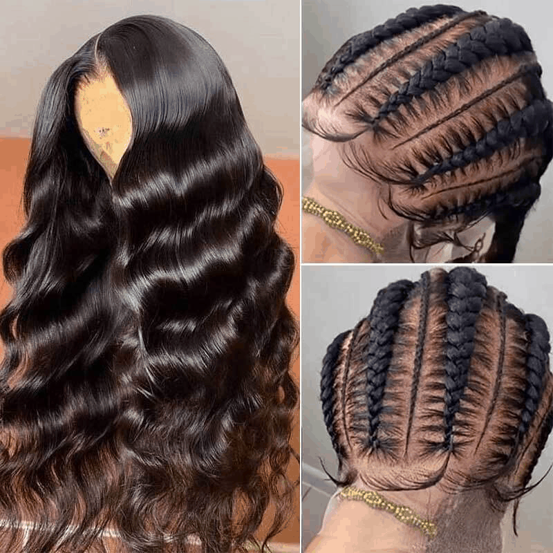 FB30 Highlight Straight 13×4 Lace And Full Lace Wig With Baby Hair Human Hair Full Scalp Lace Wigs