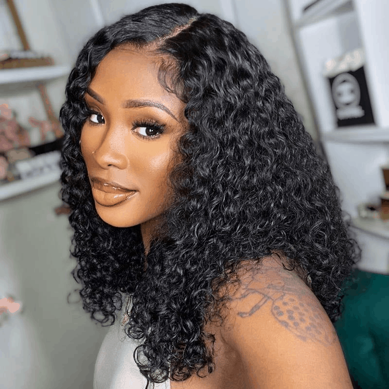 Glueless Lace Wigs 4×4 And 13×6 Kinky Curly Wig Human Hair Wigs 180% Density With Baby Hair