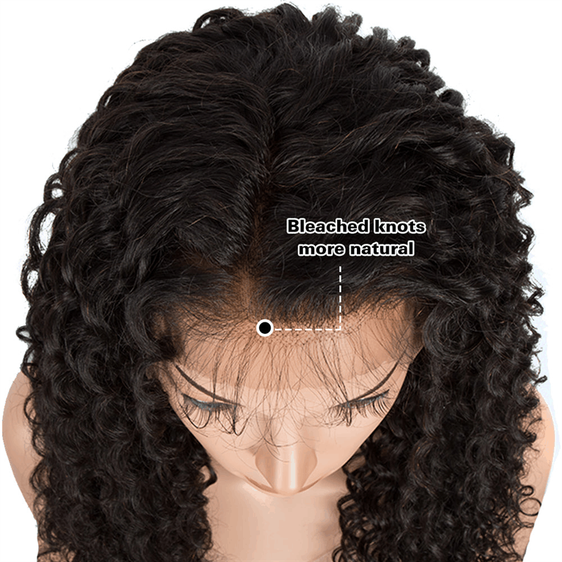 Glueless Lace Wigs 4×4 And 13×6 Kinky Curly Wig Human Hair Wigs 180% Density With Baby Hair