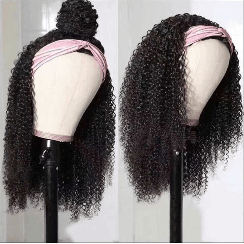 Jerry Curly Trendy Headband Wigs Changeable Headbands